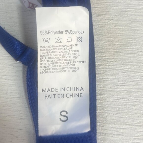 Avidlove Bra Embroidered Floral Underwire Small Blue New Unlined - Picture 6 of 8